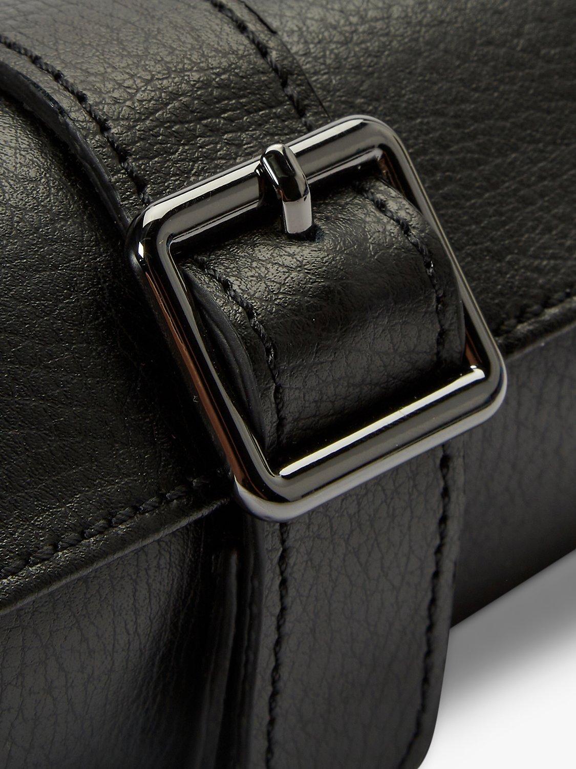 Product image 6 of 6, which shows Wolf British Racing Vegan Leather Watch Roll, Black