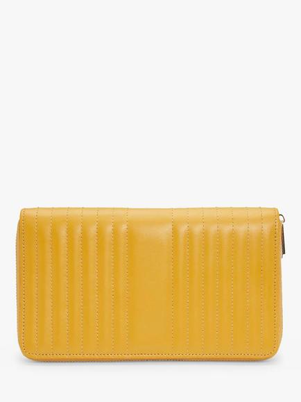 Wolf Maria Leather Travel Jewellery Case, Mustard