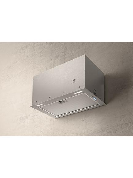 Elica FOLDGR60 51.4cm Built-In Cooker Hood, Silver, Silver