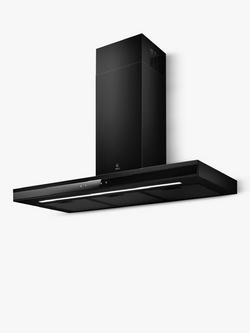 Elica ADELE2-BLK-90 89.8cm Wall Mounted Chimney Cooker Hood, Black, Black