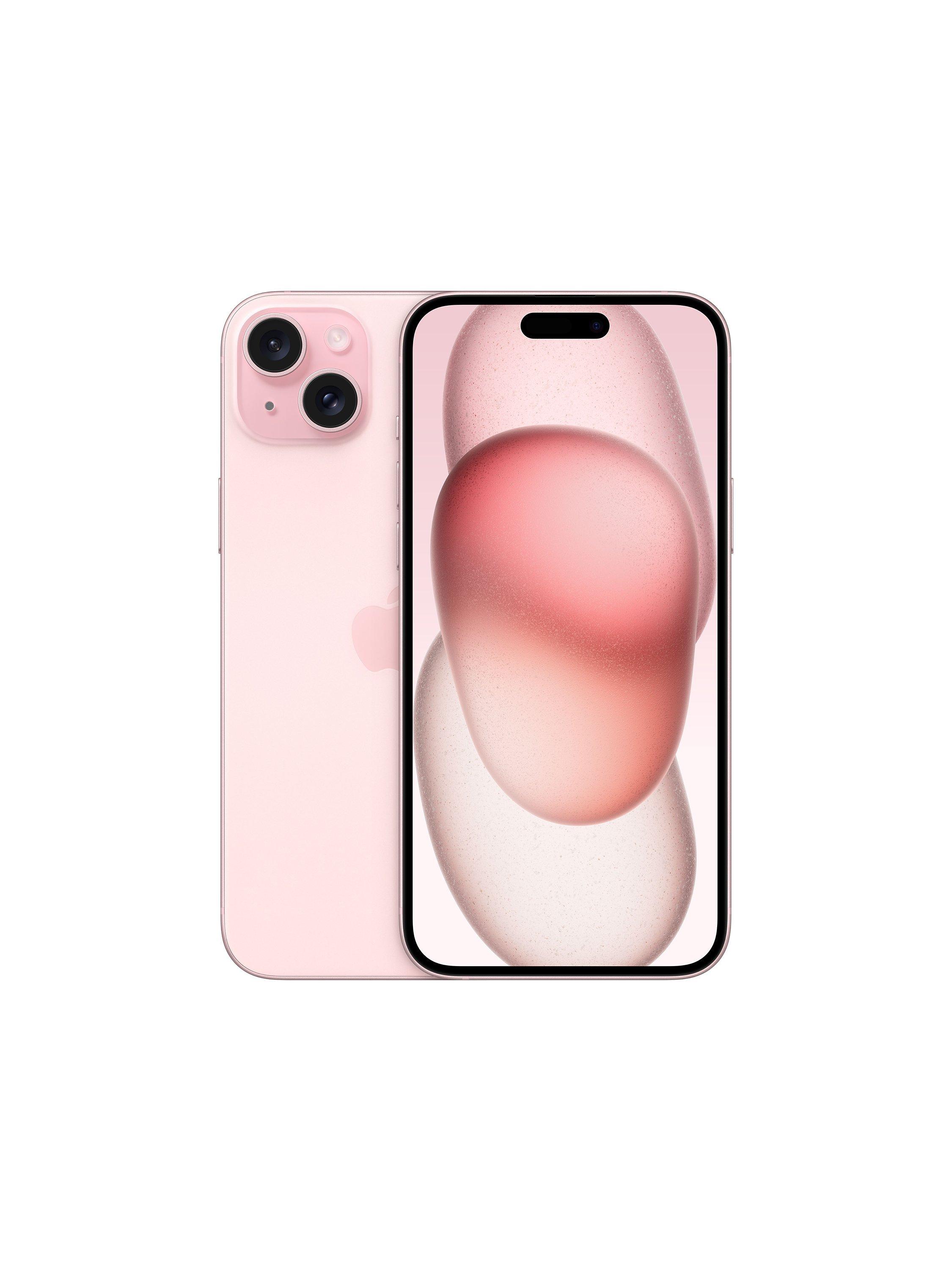 Apple iPhone 15 Plus, iOS, 6.7", 5G, SIM Free, 512GB, Pink