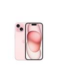 Apple iPhone 15, iOS, 6.1", 5G, SIM Free, 128GB, Pink