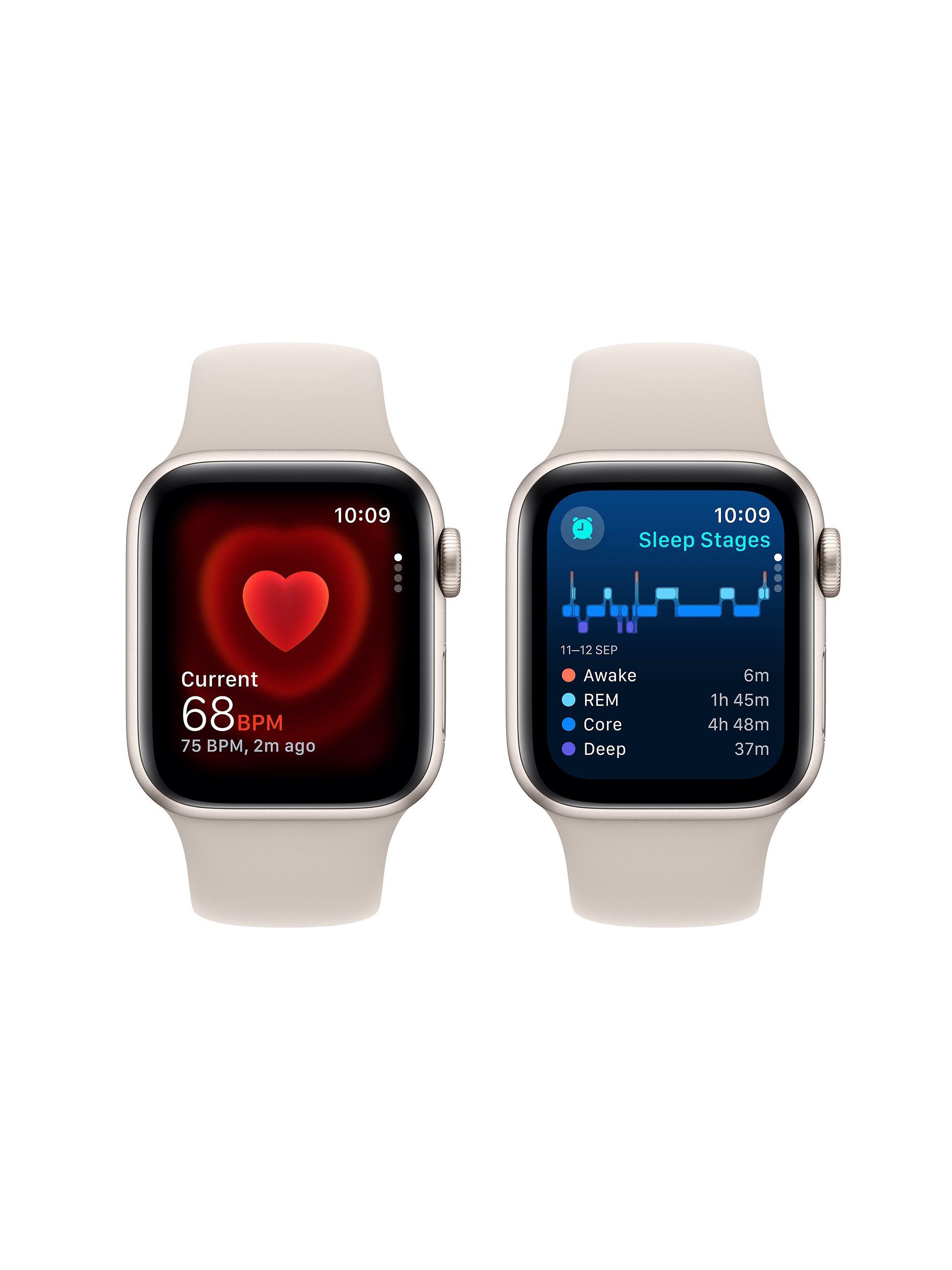 Apple Watch SE (2023) GPS, 40mm, Sport Band, Starlight Apple Watch SE (2023) GPS, 40mm, Sport Band, Starlight