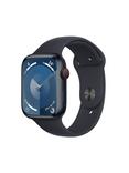 Apple Watch Series 9 GPS + Cellular, 45mm, Aluminium Case, Sport Band, Midnight
