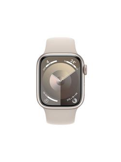Apple Watch Series 9 GPS, 45mm, Aluminium Case, Sport Band - view 2, Starlight