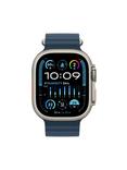 Apple Watch Ultra 2 GPS + Cellular, 49mm Titanium Case with Ocean Band, One Size