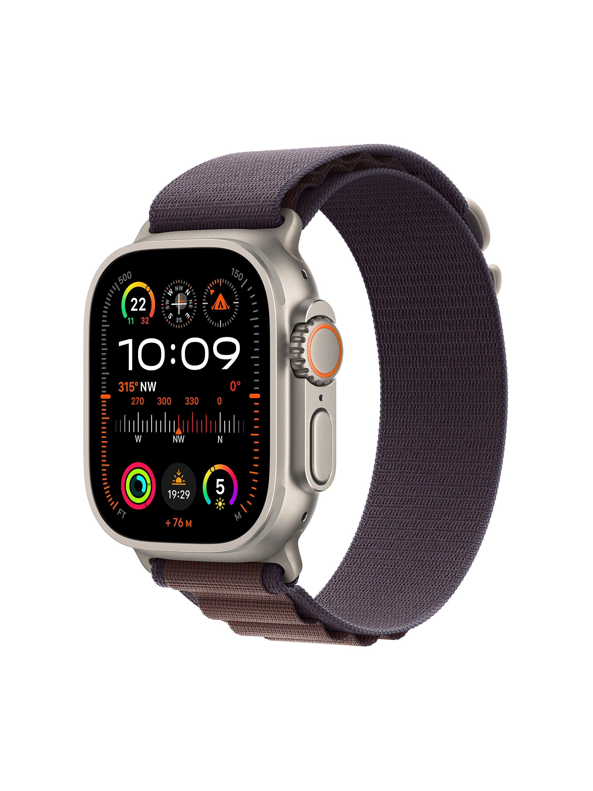 Apple Watch Ultra 2 GPS + Cellular, 49mm Titanium Case with Alpine Loop