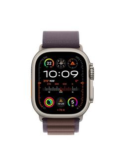 Apple Watch Ultra 2 GPS + Cellular, 49mm Titanium Case with Alpine Loop - view 2, Indigo