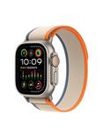 Apple Watch Ultra 2 GPS + Cellular, 49mm Titanium Case with Trail Loop, Orange/Beige