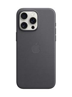 Apple FineWoven Case with MagSafe for iPhone 15 Pro Max, Black