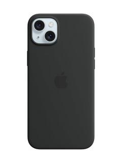 Apple Silicone Case with MagSafe for iPhone 15 Plus, Black