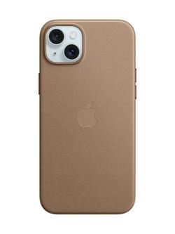 Apple FineWoven Case with MagSafe for iPhone 15 Plus, Taupe