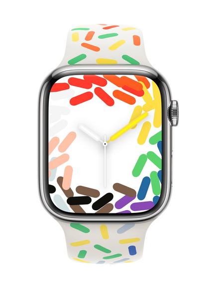 Apple Watch 45mm Pride Edition Sport Band - view 2, Pride Edition