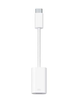Apple USB-C to Lightning Adapter, White, White