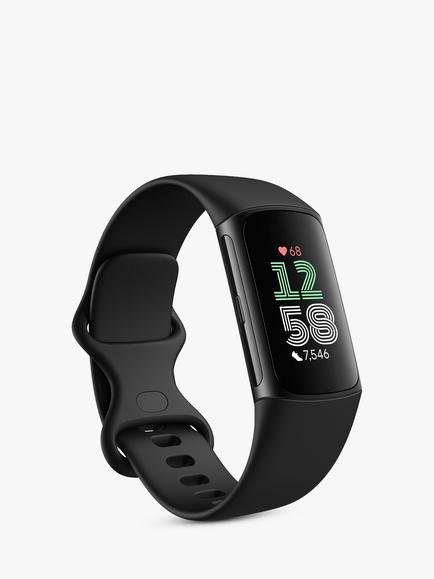 Fitbit Charge 6 Health and Fitness Tracker, Obsidian/Black