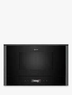 Neff N70 NL4WR21G1B Built-In Microwave Oven, Graphite, Graphite