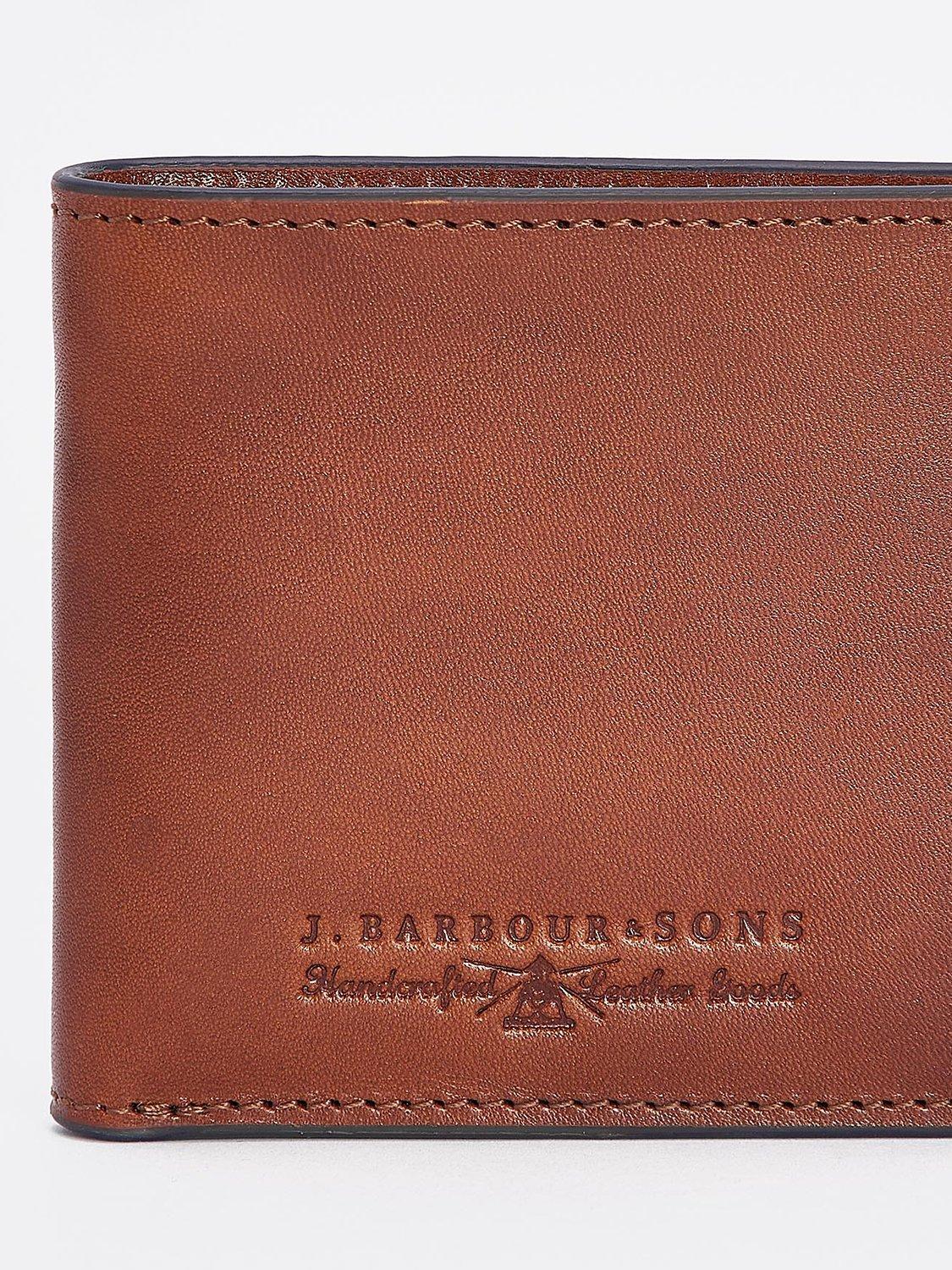 Product image 3 of 4, which shows Barbour Torridon Leather Wallet, Cognac