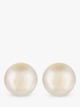 Jon Richard Pearl Bouton Stud Earrings