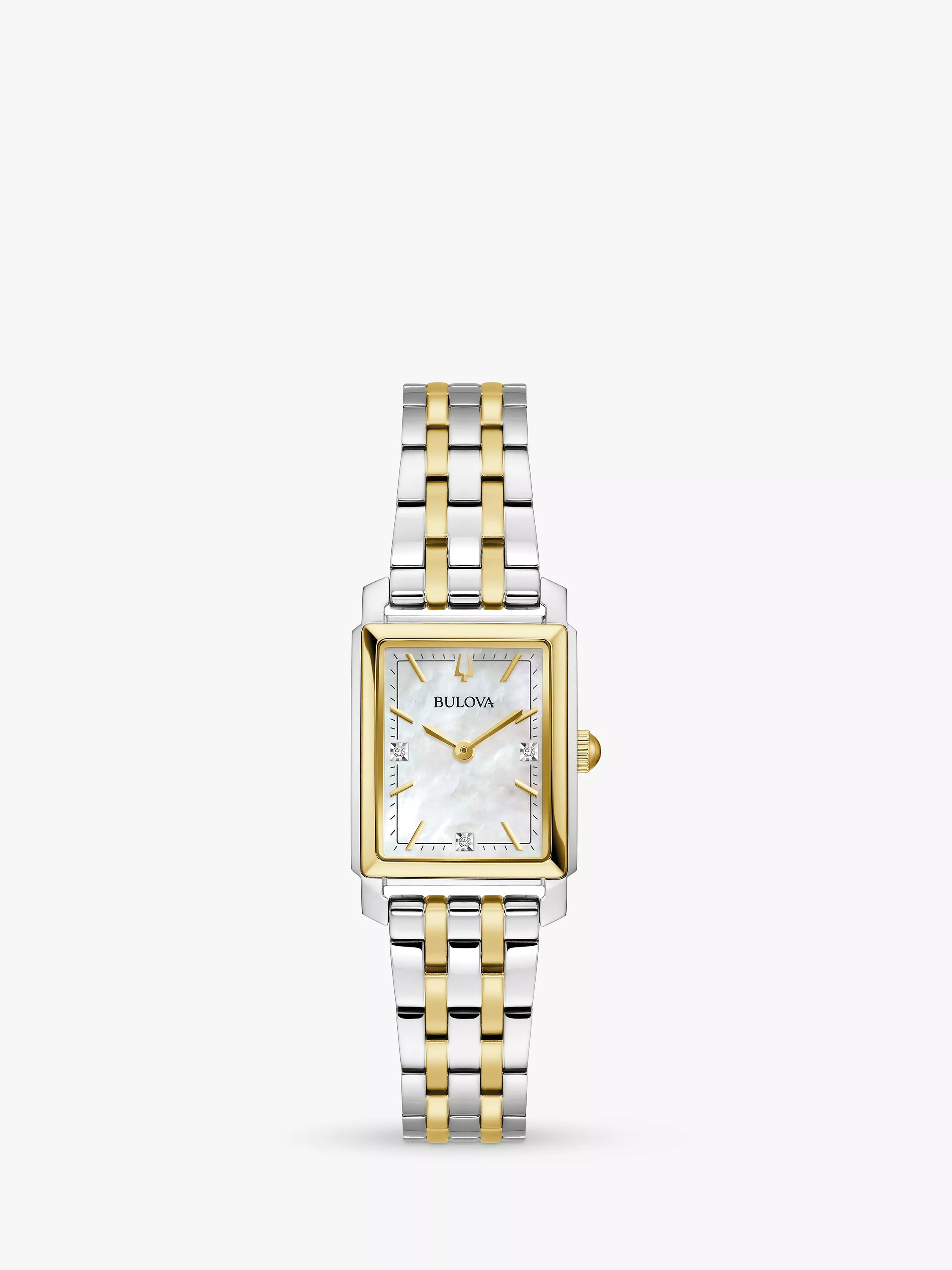 Bulova square women's watch clearance