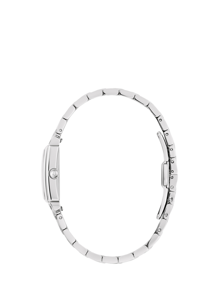 Bulova 96P244 Women's Sutton Diamond Bracelet Strap Watch, Silver/Mother-Of-Pearl - view 2, Silver/Mother-of-pearl