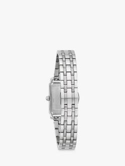 Bulova Women's Sutton Diamond Bracelet Strap Watch - view 2, Silver/Blue Mother-of-pearl 96p245