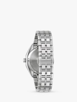 Bulova Men's Classic Jet Star Bracelet Strap Watch - view 2, Silver/Black 96B415