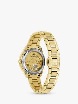 Bulova 97L172 Woman's Classic Automatic Bracelet Strap Watch, Gold/Champagne - view 2, Gold/Champagne