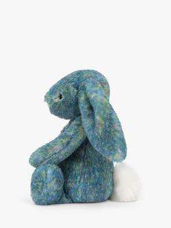 Jellycat Bashful Bunny Luxe Soft Toy, Blue/Multi - view 2, Blue/Multi
