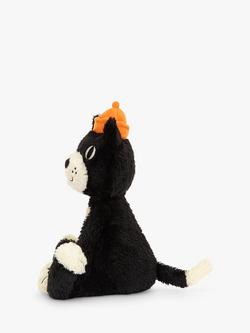 Jellycat Black Cat Original Soft Toy - view 2, Black/White
