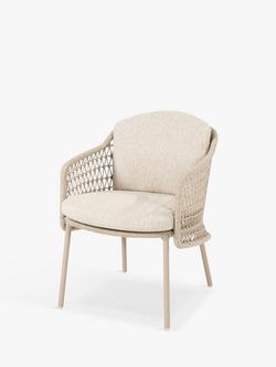 4 Seasons Outdoor Puccini Garden Dining Chair, Set of 2, Latte, Latte