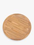 4 Seasons Outdoor Prado Round Garden Dining Table, 160cm, FSC-Certified (Teak Wood), Natural