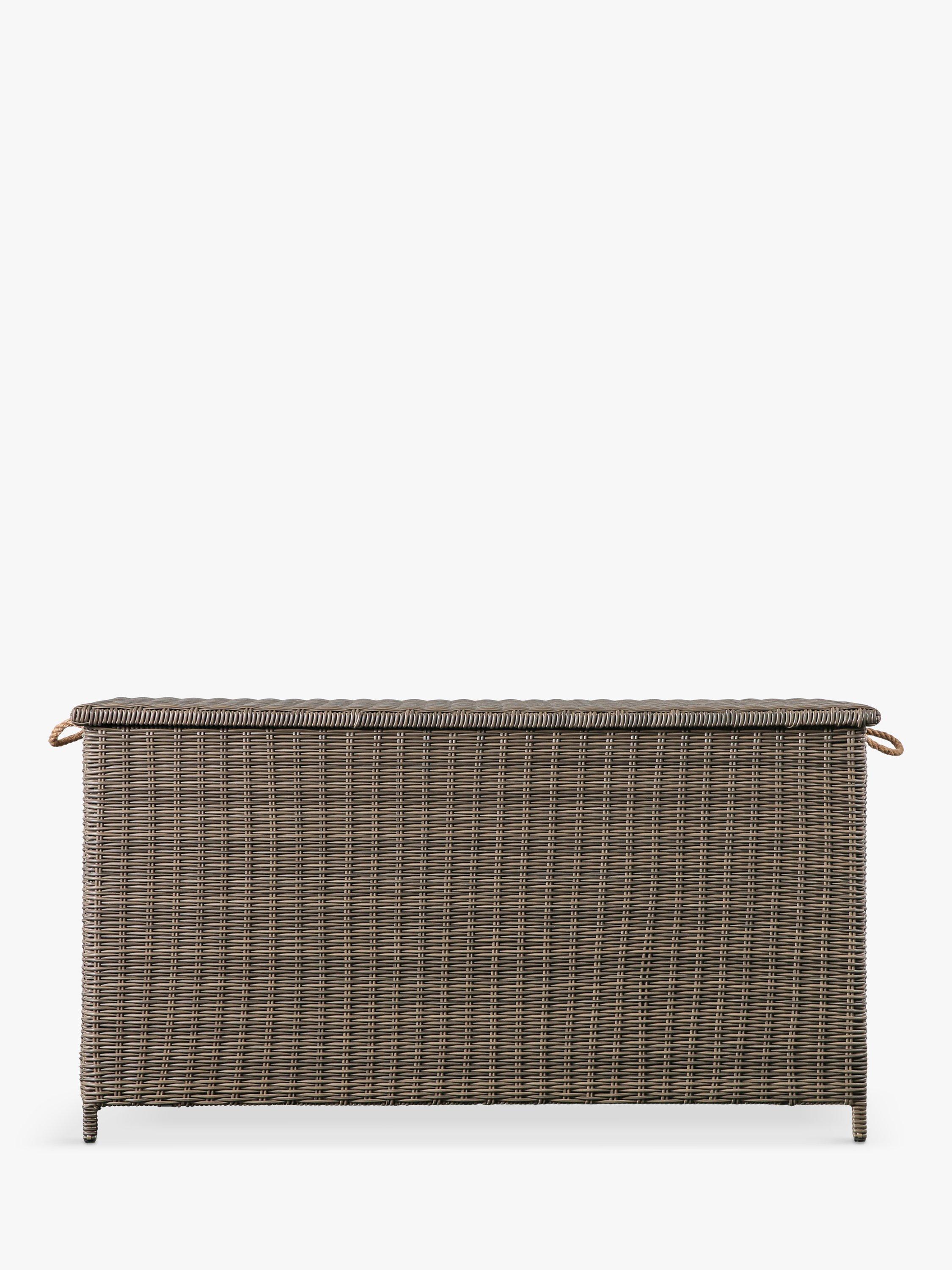 Gallery Direct Sovera Rattan Garden Cushion Storage Box, Natural