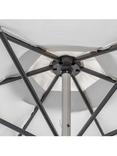 Gallery Direct Vazzano Tilt & Crank Parasol, 2.7m, Grey