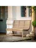 Gallery Direct Kalamata 2-Seater Slatted Acacia Wood Bench, Natural