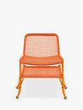 Gallery Direct Sassano Garden Lounge Chair & Footstool, Orange