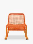 Gallery Direct Sassano Garden Lounge Chair & Footstool, Orange
