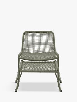 Gallery Direct Sassano Garden Lounge Chair & Footstool, Green