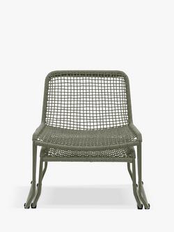 Gallery Direct Sassano Garden Lounge Chair & Footstool - view 2, Green