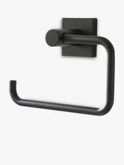 Miller Atlanta Toilet Roll Holder, Matte Black, Matt Black