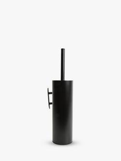 Miller Atlanta Toilet Brush Set, Matte Black, Matt Black
