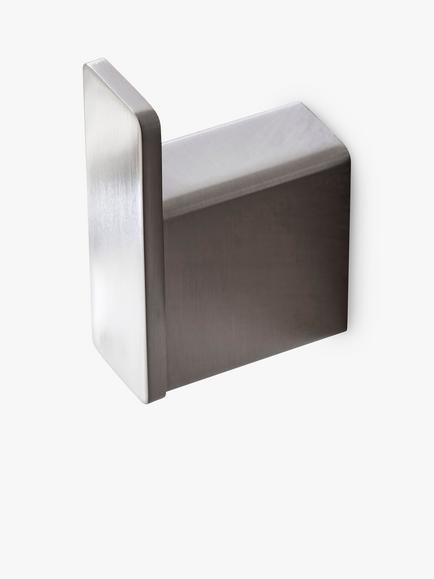 Miller Miami Single Hook, Stainless Steel, Stainless Steel