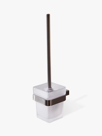 Miller Miami Toilet Brush Set, Stainless Steel, Stainless Steel