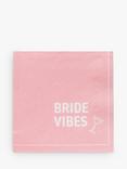 Talking Tables Bride Vibes Paper Napkins, Pack of 20