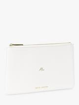 Katie Loxton Bridal Perfect Mrs. Pouch, White