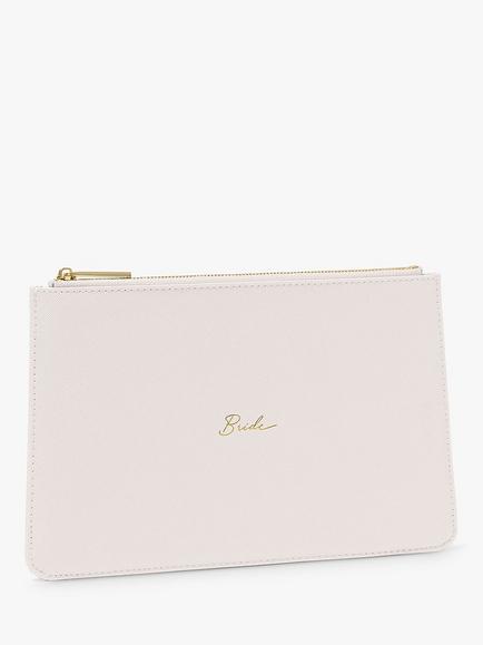 Katie Loxton Bridal Perfect Bride Pouch, Pearl, White