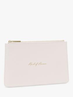 Katie Loxton Bridal Perfect Maid of Honour Pouch, Pearl, Pearl