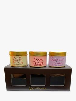 Lily-flame Floral Mini Tin Scented Candle Gift Set - view 2, Multi