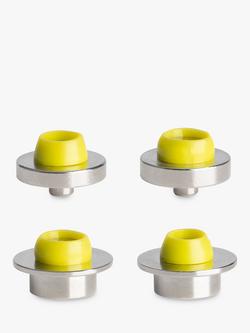 Prym Vario Tubular Rivets, 7.5mm, Pack of 4 - view 2, Silver/Light Green