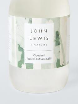 John Lewis British Landscape Woodland Diffuser Refill, 200ml - view 2, Green/Mutli