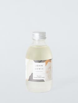 John Lewis British Landscape Mountain Diffuser Refill, 200ml, Natural/Mutli